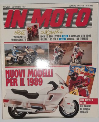 Motorradmagazin 1988 November BMW K100 Aprilia Tuareg 125 INMOTO CONTEN VERLAG