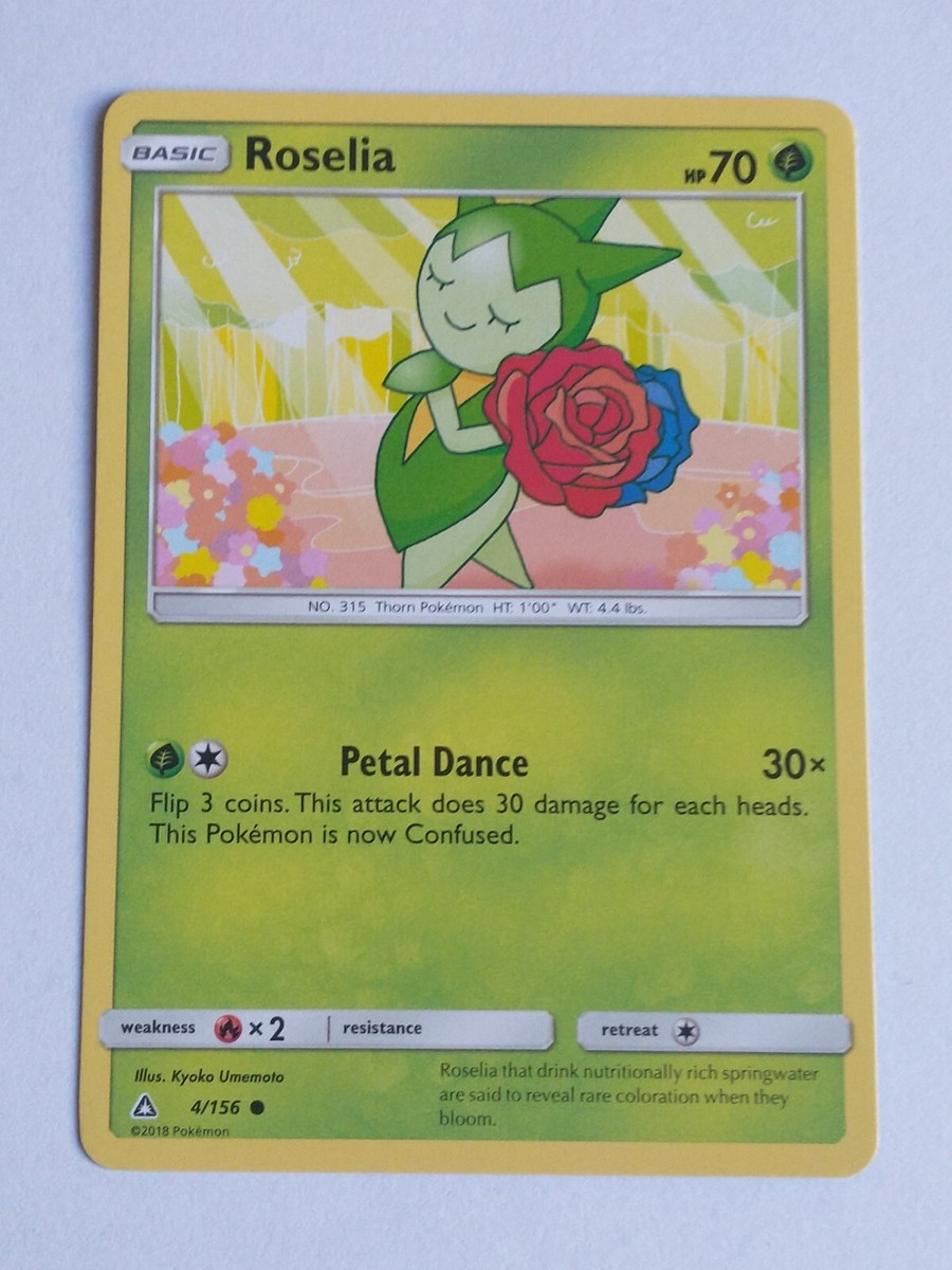 Pokmon TCG Roselia Sun & Moon: Ultra Prism 004/156 Regular Common
