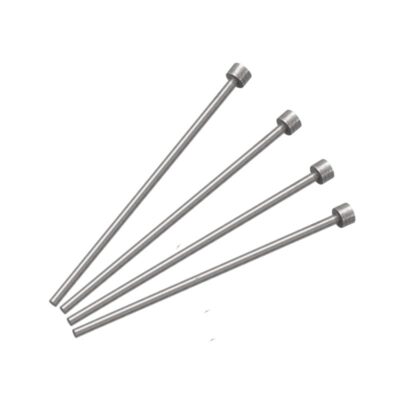 SKD61 Straight Ejector Pins 5/32'' Dia Round Tip Punch 127mm 5'' Long Silver Gr...