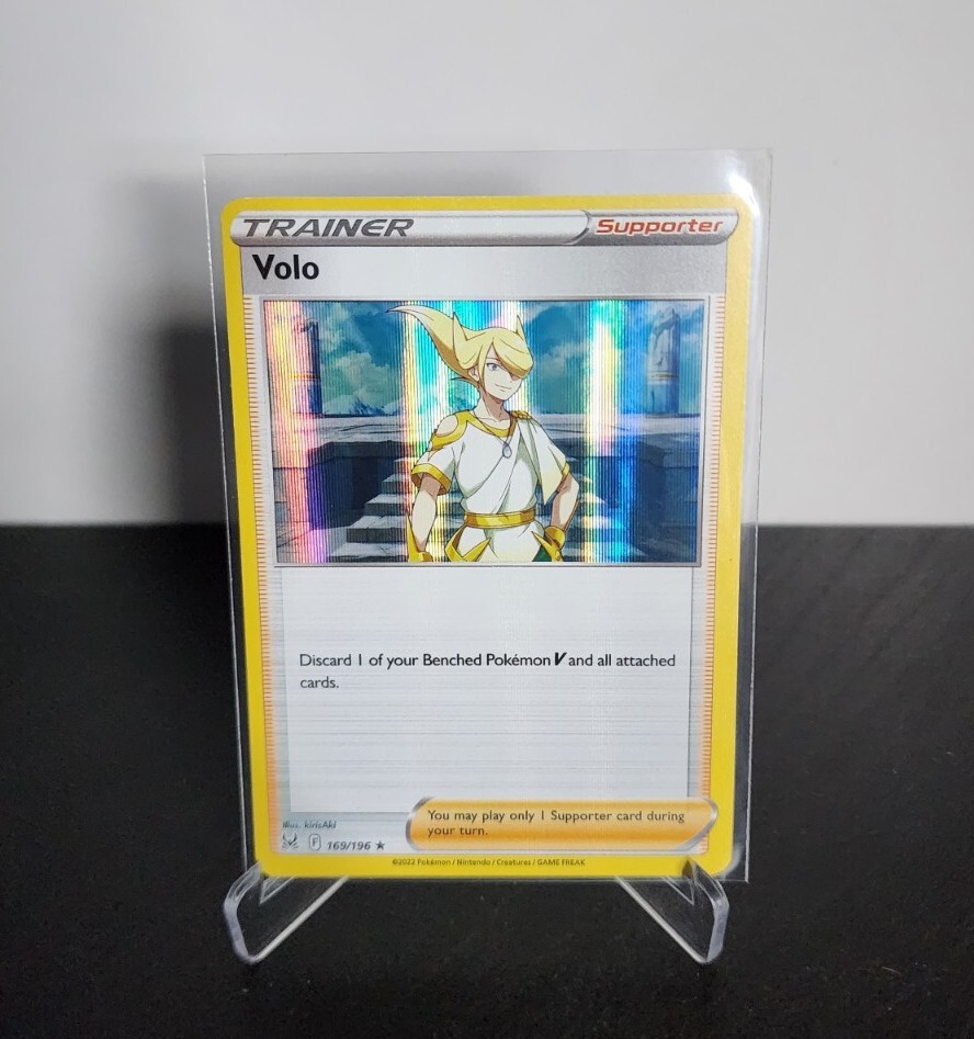 Pokémon TCG Volo Sword & Shield Lost Origin 169/196 Holo Rare NM/M eBay