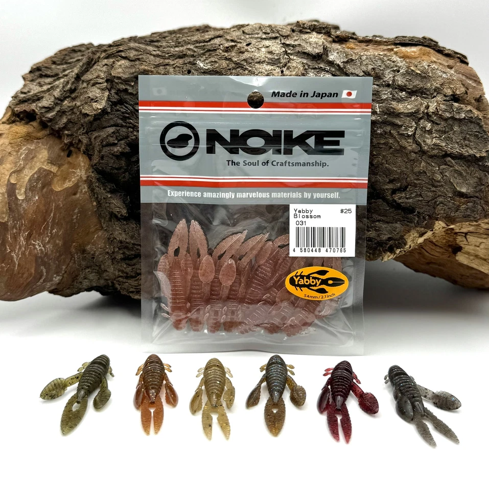 Noike Yabby 4,8cm 2,5g 8 Stück Gummikrebs Shrimp Aroma OHNE Weichmacher Köder