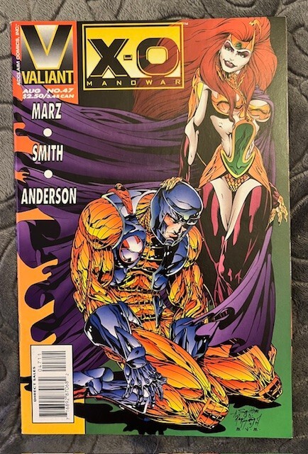 X-O Manowar 47 VF AUG 1995 Valiant Comics Bart Sears | eBay