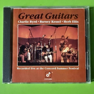 Charlie Byrd, Barney Kessel, Herb Ellis   Great Guitars CD Concord 6004 Jazz US