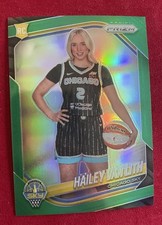 2025 Panini Prizm WNBA Hailey Van Lith Variation Green Prizm #139 Chicago Sky RC