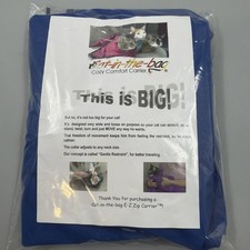 Cat-in-the-bag E-Z-Zip Cat Carrier Bag, Cobalt, Large
