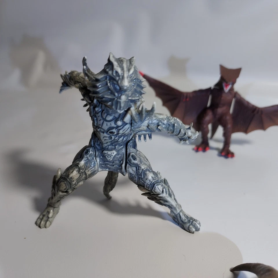 Bandai Lot of 6 HG Gashapon GAMERA Figures - Daitetsujin, Kamen Rider, Godzilla - Image 4 of 4