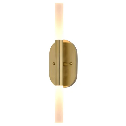 Vaxcel Lighting W0488 5"W LED Vanity Light - Brass - Picture 1 of 6