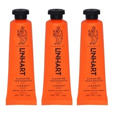 LINHART Travel Toothpaste - Enamel Care, Gentle Formula 1 Ounce Pack of 3