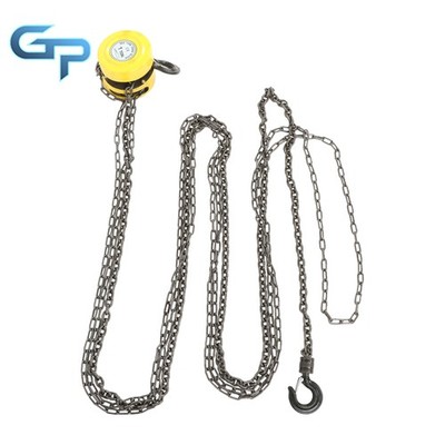 1 Ton/2200 lbs Chain Hoist Chain Puller Block 15 FT Lift Hoist w/ Hooks