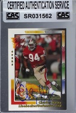 CAS Certified 1992 Wild Card Charles Haley #97 Sealed Auto HOF 3c7