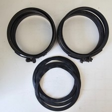4 Metal Lens Snow Hoods Gasket for Railroad switch lamp or marker lantern 4 1/2"