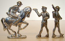 54mm US CAVALRY Unpainted CASTINGS Pewter Lead Metal TOY SOLDIER 62100