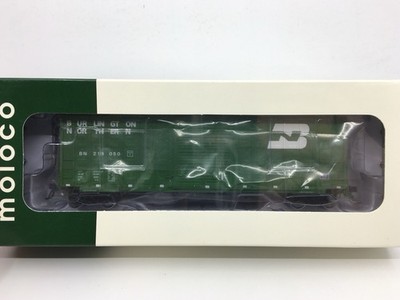 HO Moloco 60019-01 Burlington Northern ACF 50  Hi Cube Waffle Boxcar BN #219050
