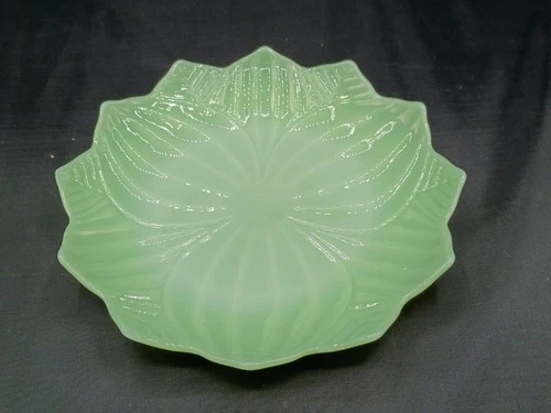 Vintage Fire King Jadeite Lotus Plate