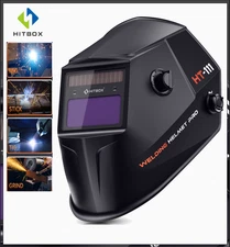 New Pro Fast Auto Darkening Welding Helmet Solar Power / Battery Welding Mask