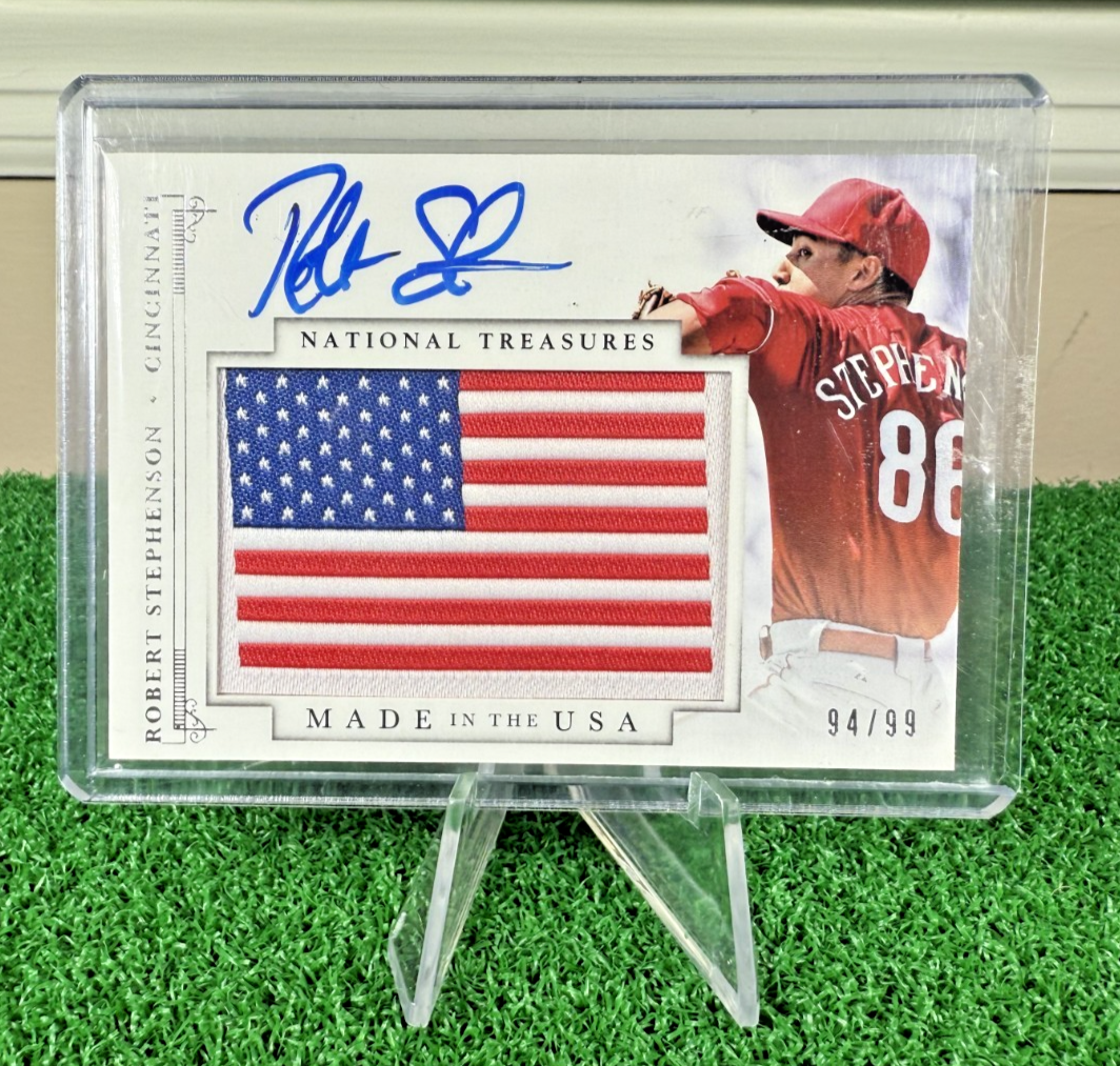Robert Stephenson 2014 National Treasures USA Patch On-Card