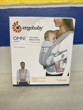 Ergobaby Omni Breeze All In One Baby - Toddler Carrier Pearl Grey Mesh New