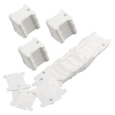 128 Pcs Embroidery Floss Organizer, Plastic Thread Cards for Cross Stitch Sto