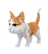 1300pcs+ Balody Animal Building Blocks Cat 3D Sitting Cat
