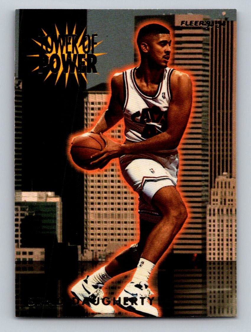 1993-94 Fleer #4 Brad Daugherty Towers of Power
