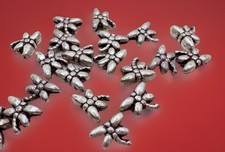 Silver Metal Dragonfly Beads 10mm Qty:26