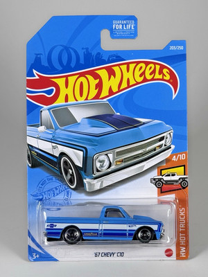 Hot Wheels '67 Chevy C10 Blue HW Hot Trucks 4/10