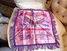 VTG US Army Air Corps Kessler Field Miss. Satin Pillowcase