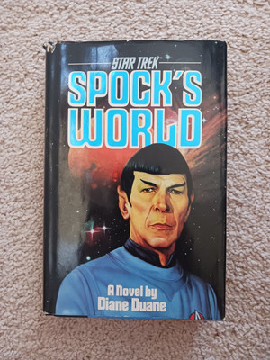 1988 Star Trek Spock's World Hardcover Book