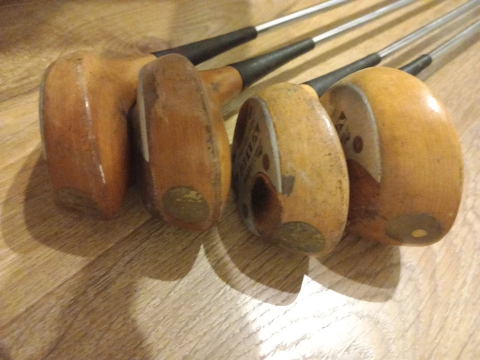 Vintage MacGregor Vip Jack Nickulas Woods Set Wooden Heads Golf Clubs - Image 2 of 4