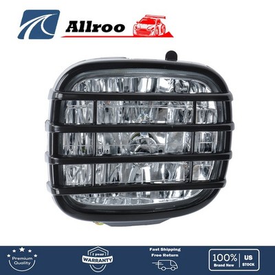 Fog Light w/Guard Black Cover For Subaru Forester 1998-2000 LH/Driver Side Lamp
