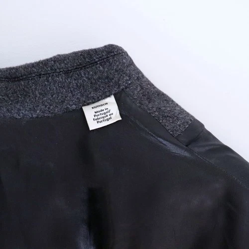 NWOT Mens Cashmere Blend Overcoat XS Dark Gray Coat Calvin Klein Studio Topcoat image 3