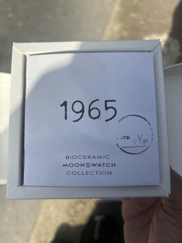Swatch X Omega Moonswatch 1965 | 60th Anniversary Uhr Quick Shipping Brandneu - Bild 3 von 4
