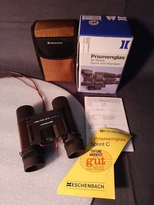 Eschenbach Sprint C 8x20 Fernglas Prismenglas OVP Etui & Papiere | Unbenutzt TOP
