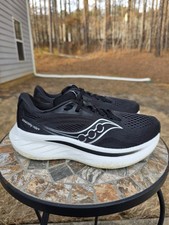 Saucony Ride 18 S11000-100 Black/White Running Shoes Sneakers Womens Size 7.5