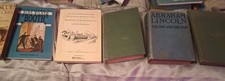 Abraham Lincoln History & Biography Book Bundle -l  7 Volume Lot - John Booth
