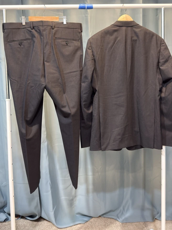 Traje Jack Spade, 42R, gris carbón, tela Tollegno 1900 Foto 2 de 4