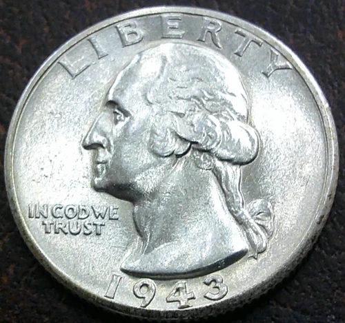 1943-D Washington Quarter — photo from another recent sale