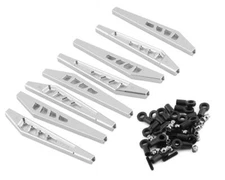 CEN F250 KAOS Suspension Linkage Set (Silver) (8) [CEGCKD0381]