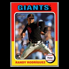 2024 Topps Heritage High Number - #513 Randy Rodriguez RC - San Francisco Giants