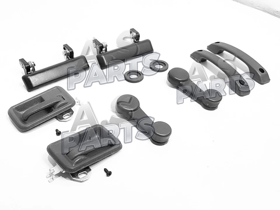 Juego completo de manijas interiores gitanas Suzuki SJ Samurai Sierra Drover OEM Foto 4 de 4