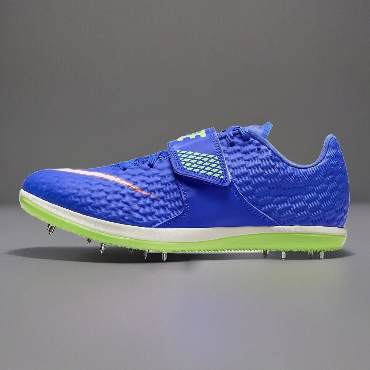 Nike HJ High Jump Elite Racer Blue Lime Track Spikes NBY  display picture 2
