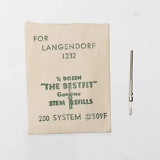 Langendorf 1133, 1231, 1232, 1233, Watch Stem - 200/509F BESTFIT NOS Watchmakers