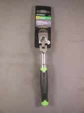 Pittsburgh 1/4" Drive Flex Head 72 Tooth Green Low Profile Ratchet Comfort Grip