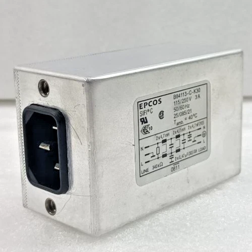 EPCOS B84113-C-K30 Line Filter 115 / 250 V 3 A Used Fast Shipping - Image 4 of 4