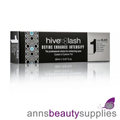 Hive of Beauty Wimpern- & Augenbrauenfarbe Permanent Dye Beauty Tönung Student SCHWARZ