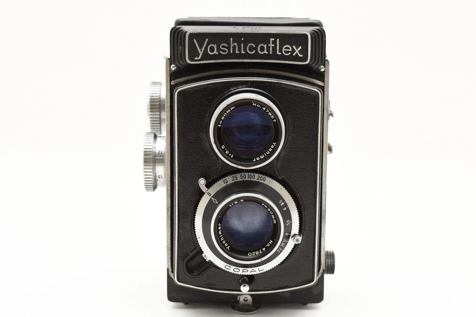 ¡¡OH!! [Casi COMO NUEVA] Cámara fotográfica Yashicaflex AII A II 80 mm F3,5 de JAPÓN Foto 2 de 4