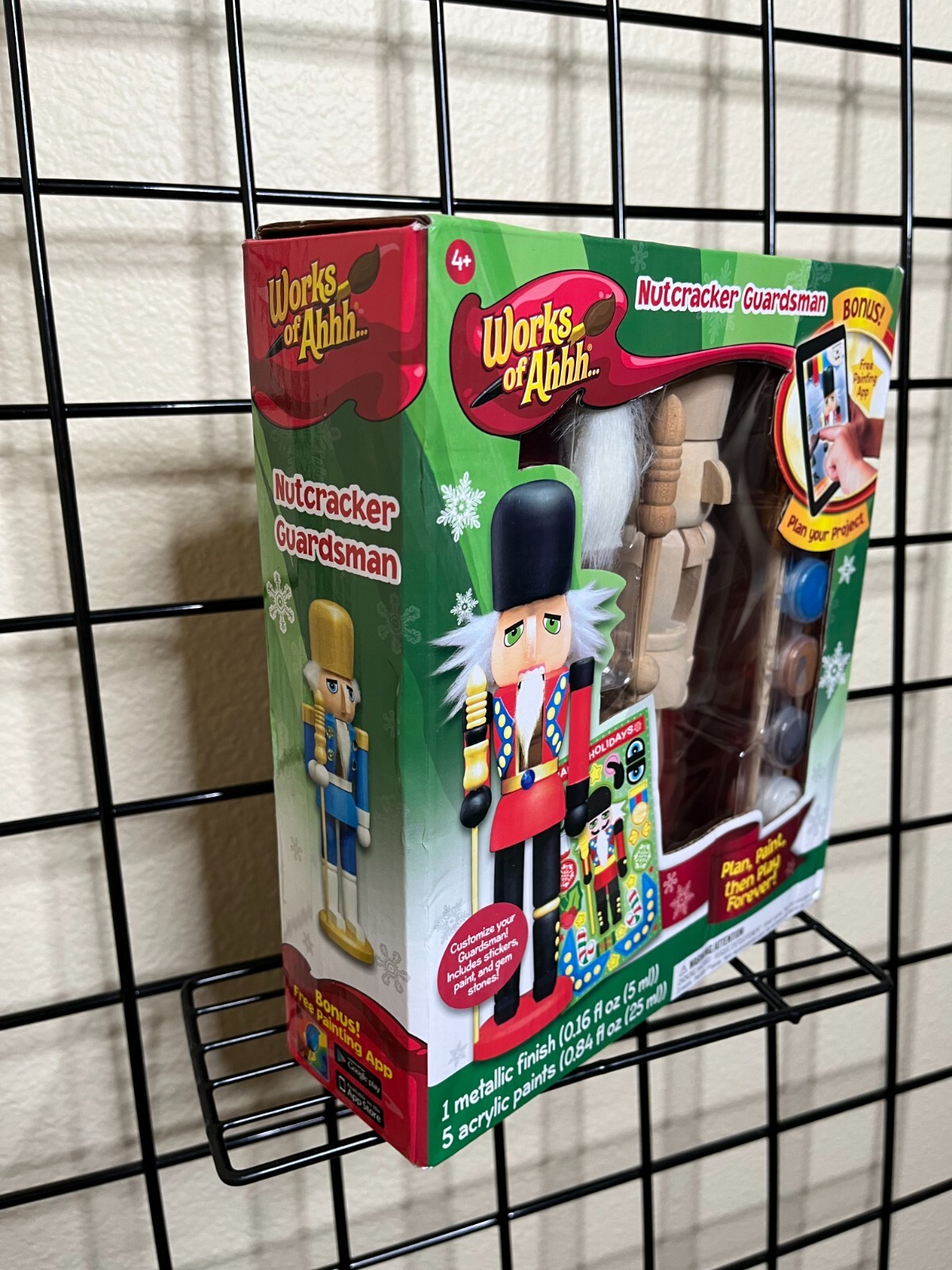 Nutcracker Guardsman Wood Paint Kit 9 Inches. Made by MasterPieces. eBay