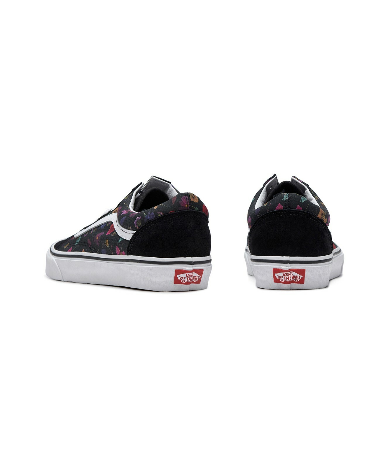 vans pressed floral old skool shoes