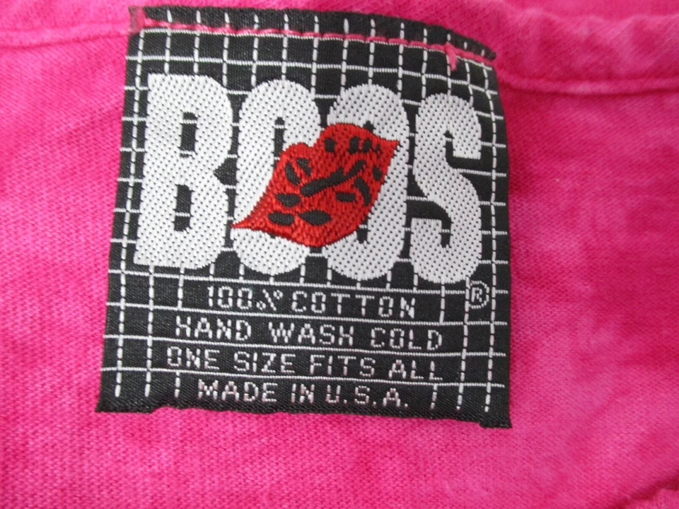 Camiseta vintage años 90 rosa tachonada talla única mujer retro Y2K bling Foto 3 de 4