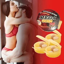Mega Gold 36 Sexual Energy Supplement Stamina Timing & Long Hard Wood
